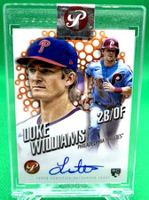 2022 Topps Pristine LUKE WILLIAMS Orange Refractor On Card Auto RC (FFA-LW) #/25