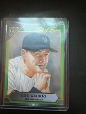 2020 Topps Gallery Hall of Fame Green 107/250 Lou Gehrig Yankees #HOGF-1🔥