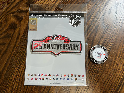 Carolina Hurricanes 25th Anniversary National Emblem Patch