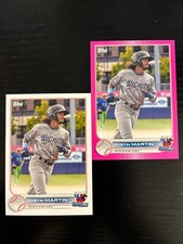 Austin Martin pre rookie card super short print SP SSP  *** PINK *** /199 + BASE