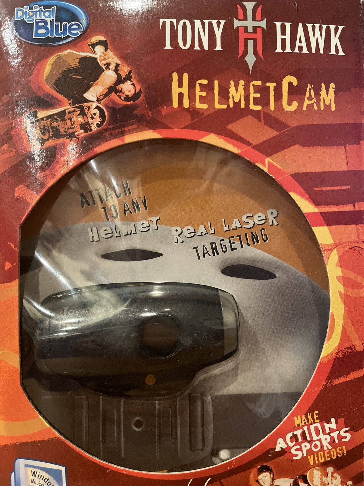Digital Blue Tony Hawk HelmetCam SD Card Camcorder SKATEBOAR
