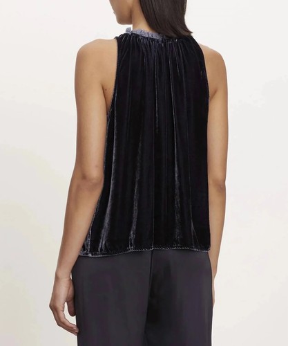 VELVET By Graham & Spencer Prima Velvet Sleeveless Top Cavern S $198 F3 - Picture 5 of 5