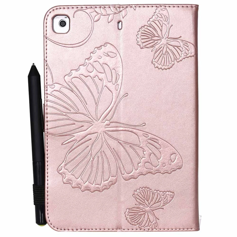Butterfly Magnetic Smart Flip Leather Case Cover For iPad 2017/2018 Mini Air Pro - Image 3 of 4