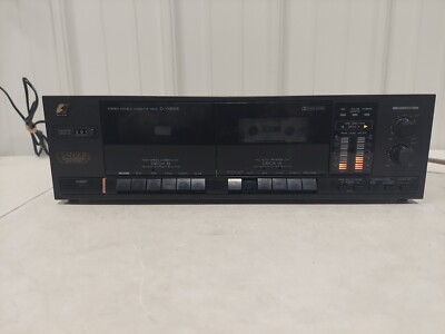 Sansui D-1100WR Dual Cassette Deck Auto-Reverse Tested *Read