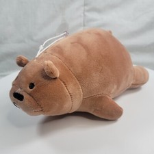 Brown Bear Plush Stuffed Animal 10" Laying