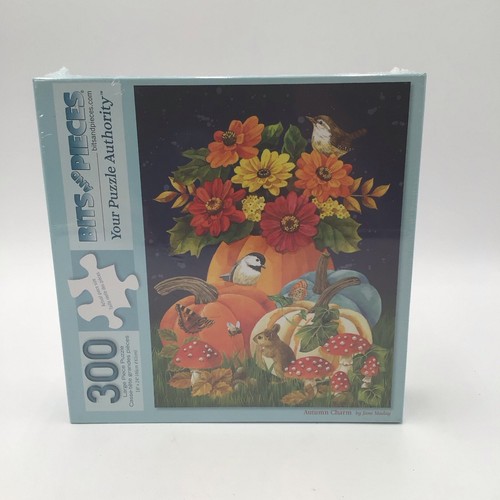 Bits and Pieces "Autumn Charm" 300 Stück GROSSES Puzzle für Erwachsene Vögel