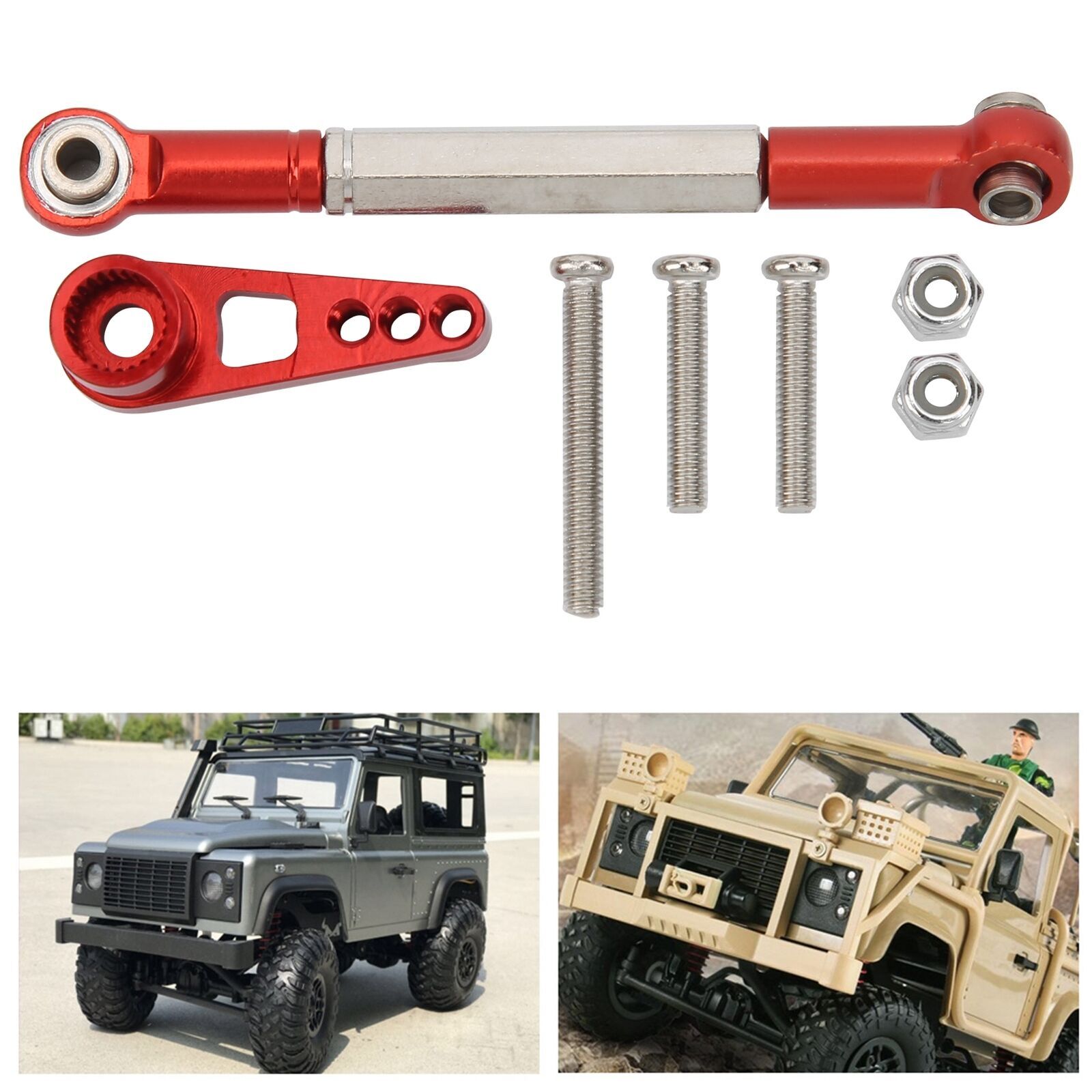 1:12 Aluminium Alloy Steering Linkage Kit for MN86K RC Car