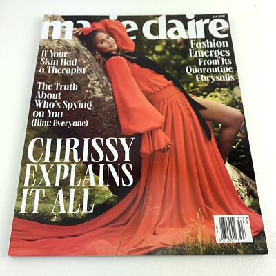 Marie Claire Magazine Chrissy Teigen fashion emerges fall 2020