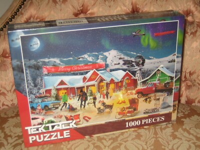 Tektalk 1000 Teile Holzpuzzle Puzzle für Jugendliche & Erwachsene Weihnachten - Neu