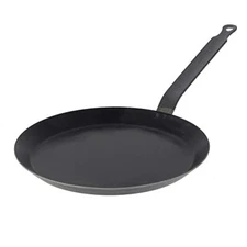 de Buyer Blue Carbon Steel Crepe & Tortilla Pan - 9.5” - Ideal  Assorted Sizes 