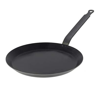 de Buyer Blue Carbon Steel Crepe & Tortilla Pan - 9.5  - Ideal  Assorted Sizes 