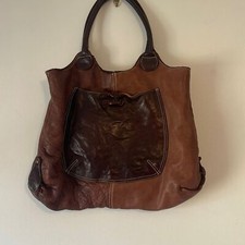 Costanza Rota Genuine Leather Hobo Handbag Made In Italy