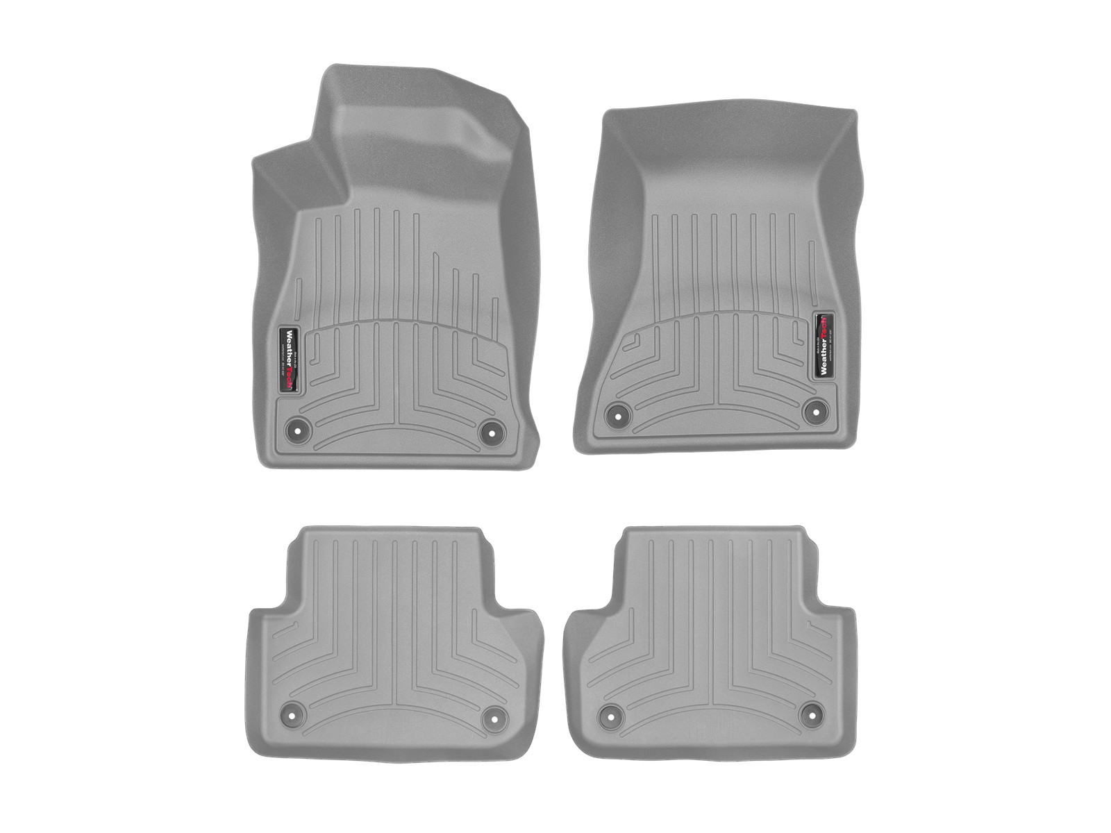WeatherTech FloorLiner Floor Mats for Audi A4 / A5 1st 2nd Row Grey eBay
