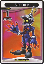 KINGDOM HEARTS TCG Base Set 45/91C SOLDIER Level 1 NM Disney Trading Card ccg
