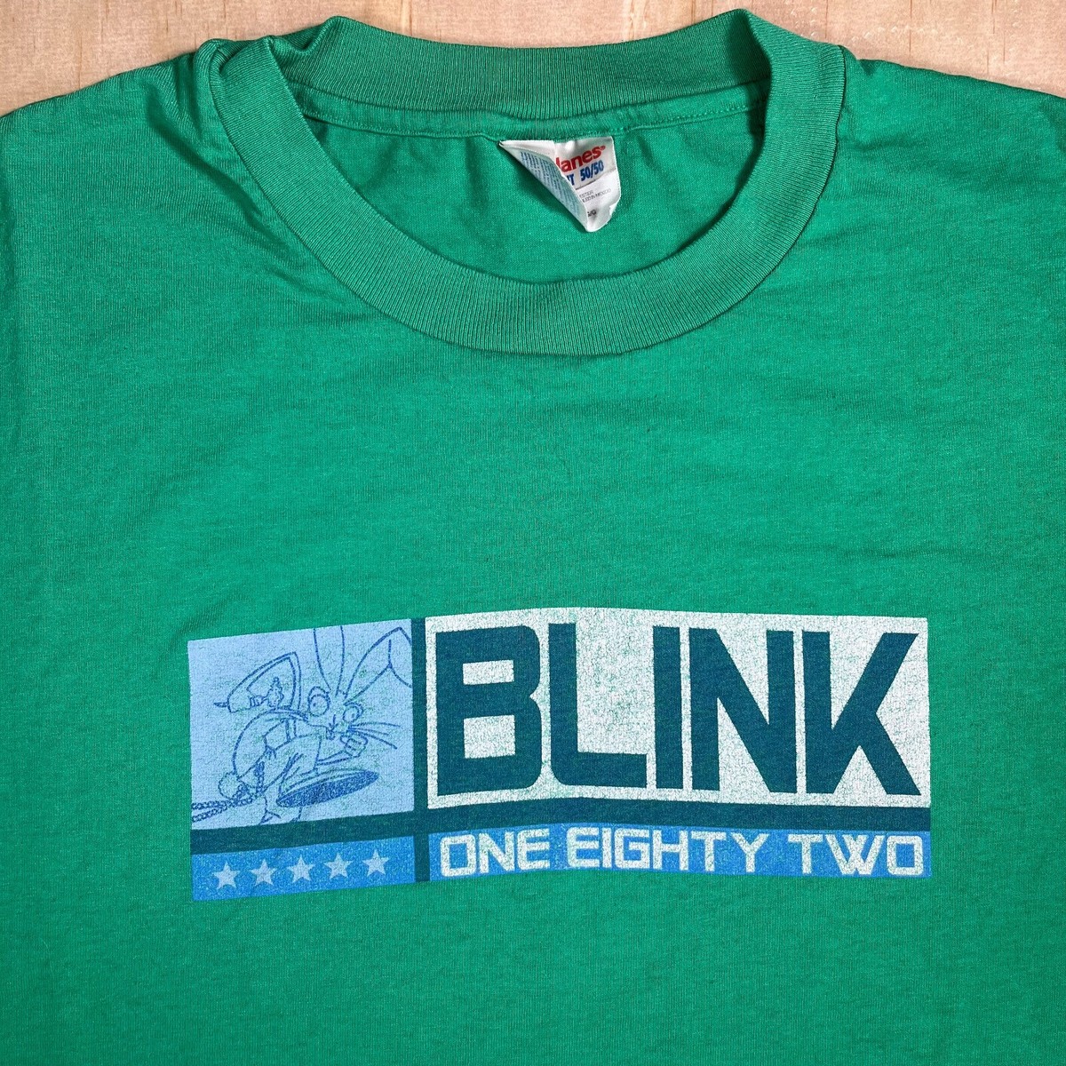 Vintage Blink 182 Green Rabbit T-Shirt Size Large 90s | eBay