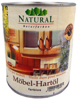 Natural MöBel-HartöL 0.75 L Farblos Holzschutz HolzöL PflegeöL MöBelöL MöBel ÖL