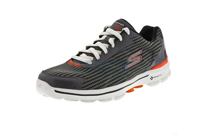 skechers go walk 3 mens red