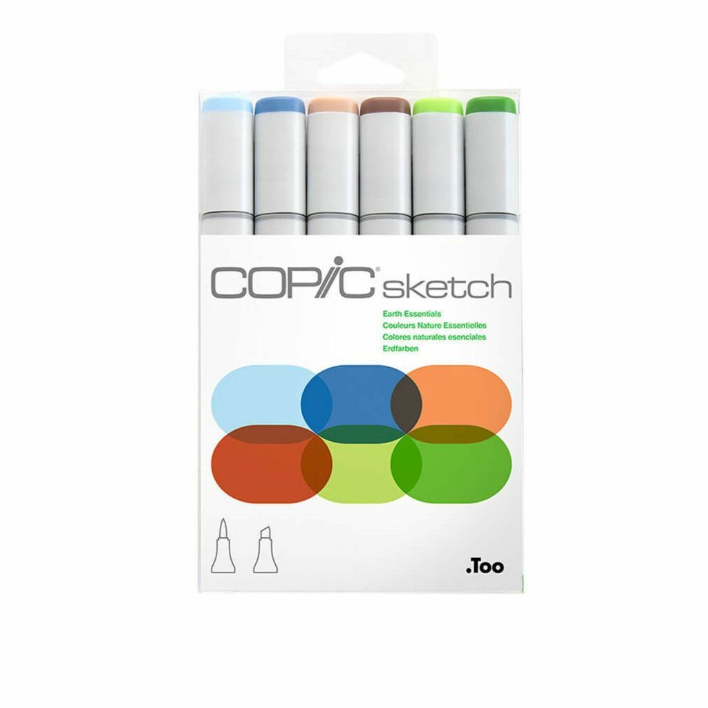 6 Piece Earth Essentials Set Art Illustration Manga