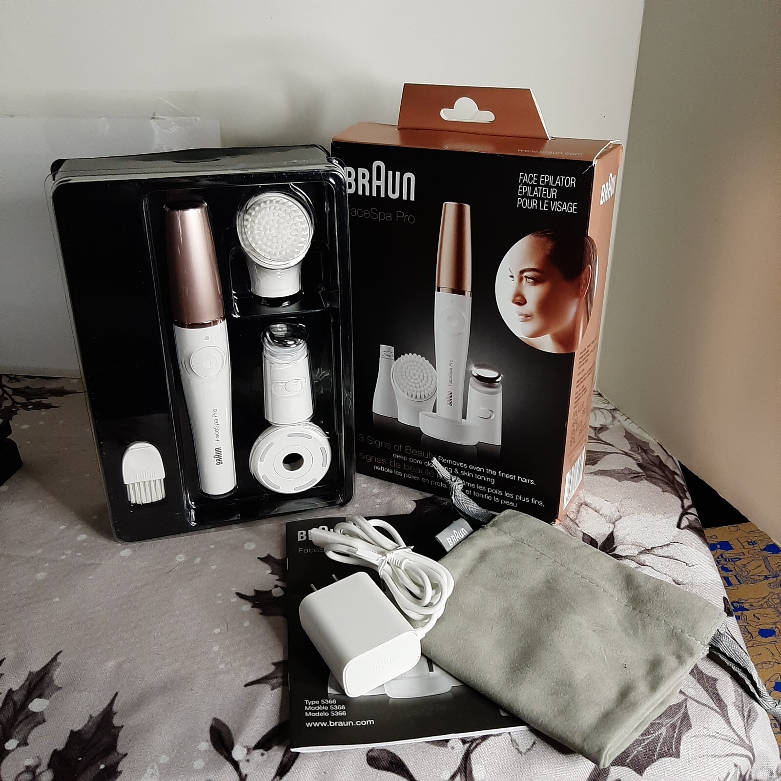 Braun Face Epilator Facespa Pro 911 Facial Hair Removal for Women 3 in