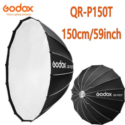 Godox QR-P150T 150cm Parabolic Softbox Quick Release Light Diffuser Bowens Mount