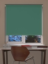 Teal  Kona Roller Blind B&Q BLACKOUT 90cm X 160cm NEW