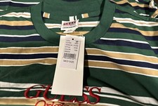 Men's Vintage Guess Originals T-Shirt Striped ASAP Rocky Sz Medium NWT