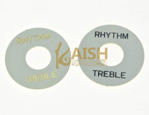 White/Gold White/Black LP Toggle Switch Washer Rhythm Treble Ring for Les Paul