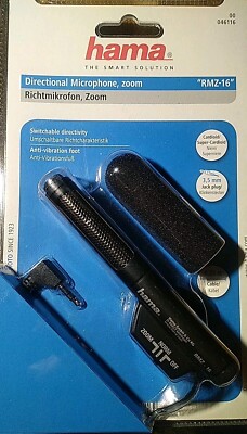 NIP Hama Directional Microphone Zoom RMZ-16 New
