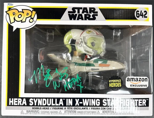 Mary Elizabeth Winstead signed "Hera" X-Wing Funko Pop 642 Star Wars Beckett BAS