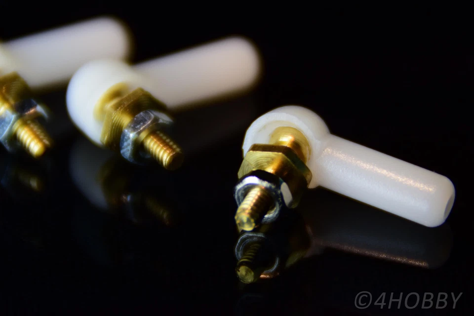 4x Kugelgelenk 16 x 2mm M2 Kugelkopf Spurstange Lenkkopf Modellbau RC Trial - Bild 2 von 3