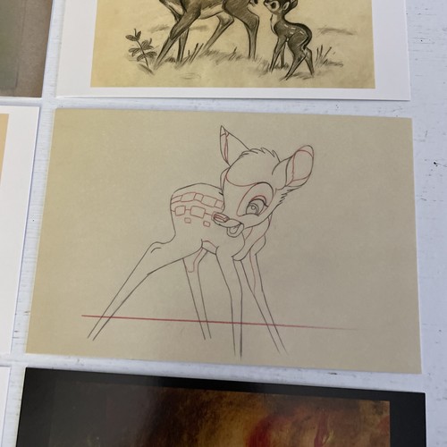 Bambi 1942 - Art of Disney The Golden Age - 6 Collectible Postcards #2 - Picture 6 of 8