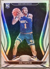 2020-21 Certified Obi Toppin RC Rookie Card Mirror Silver #193. rookie card picture