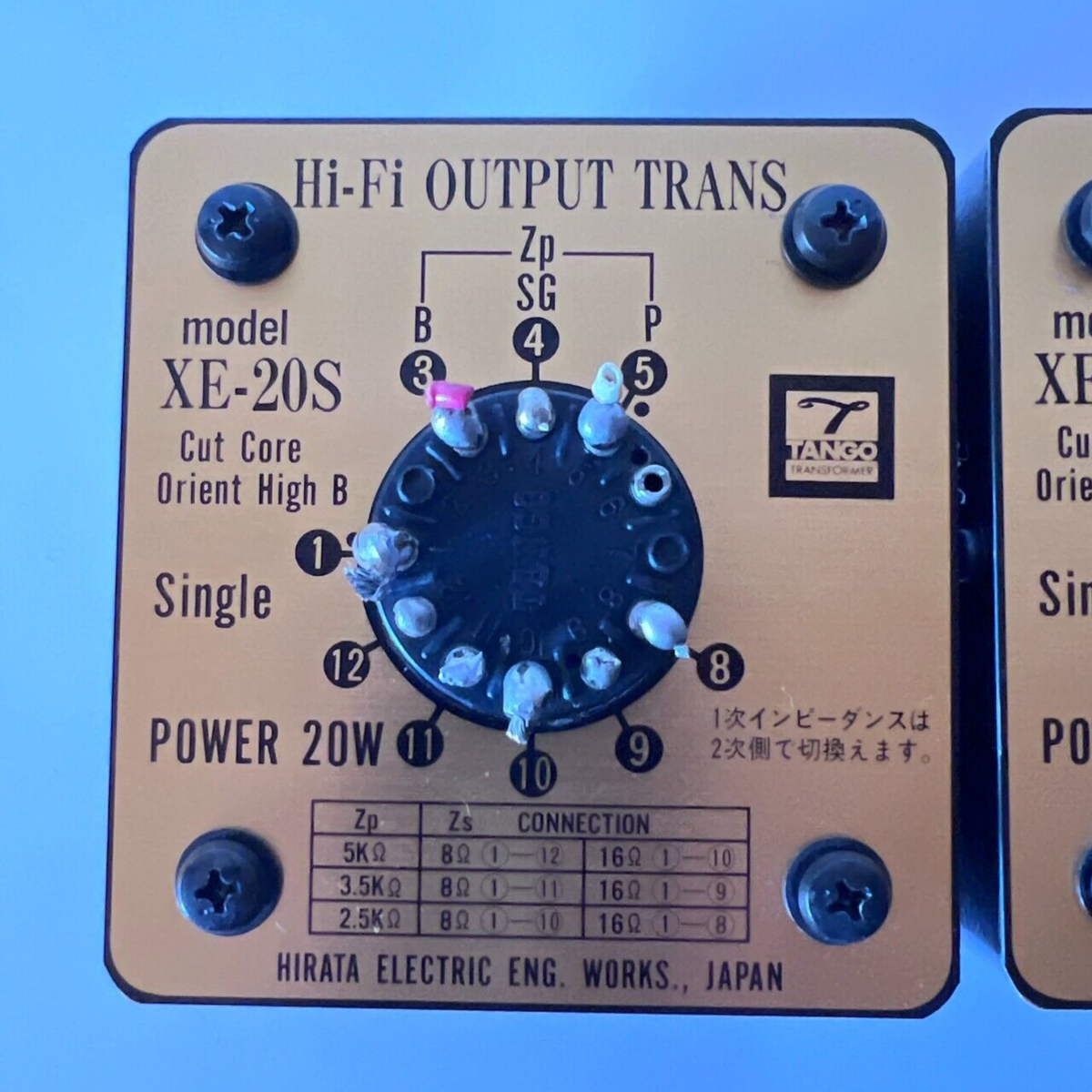 TANGO XE-20S Hi-Fi Output Transformer Pair Set Power 20W Tested