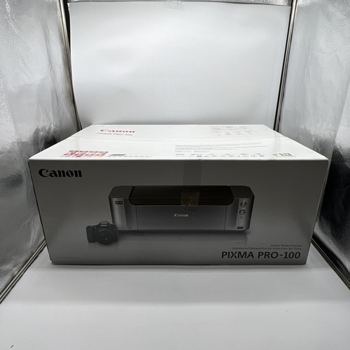 NEW SEALED Retail Canon PIXMA PRO-100 Pro100 Inkjet Digital Photo Printer, NEW!! - Picture 1 of 13