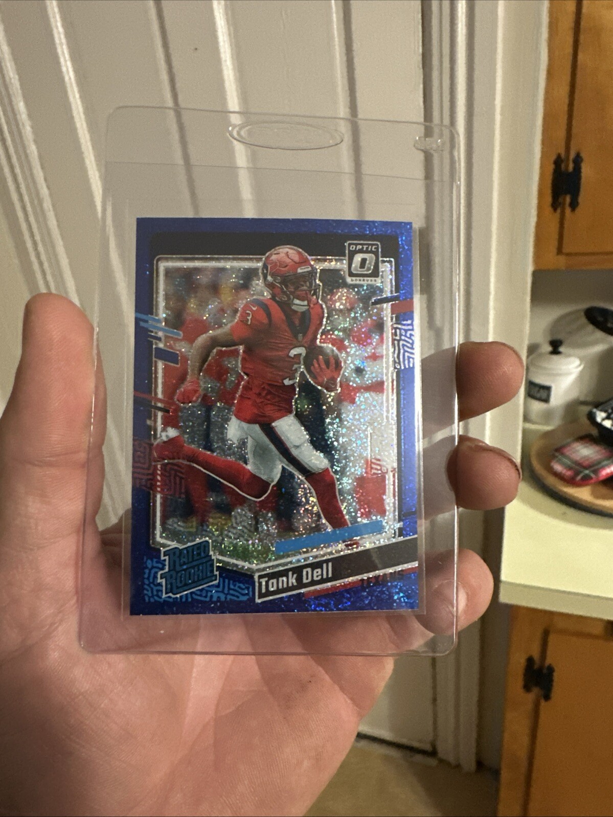 2023 Donruss Optic Tank Dell ROOKIE Blue Glitter SP #245