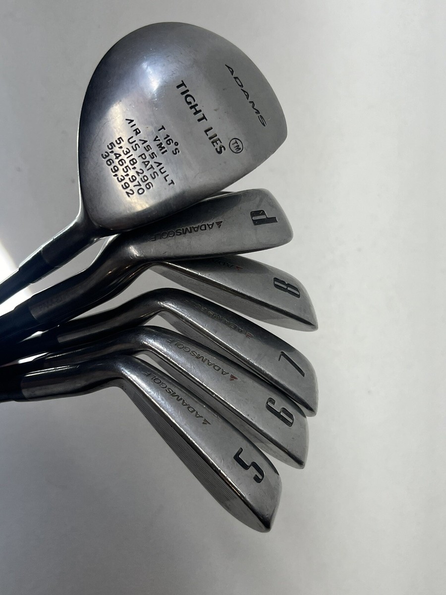 ADAMS Tight lies アイアンセット ５～SW　7本セット ADAMS GOLF TIGHT LIES IRON SET 5,6,7,8,p + VMI Air Assault