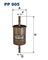Filtron PP 905 Kraftstofffilter FÜR Alfa Romeo Audi Cadillac Changan Chevrolet C