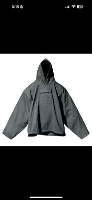 Yeezy Gap Engineered By Balenciaga Dark Green Sateen Anorak - Size XL