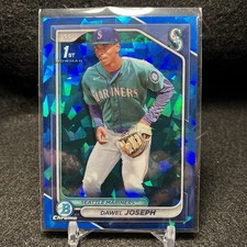 2024 bowman chrome sapphire baseball dawel joseph 1st bowman rc #176