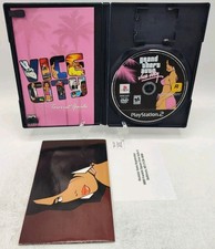 Grand Theft Auto: Vice City - (PS2, 2002) *CIB w/ Reg Card + Map/Poster* Tested!