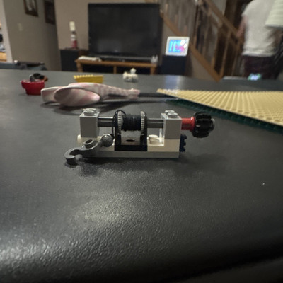 LEGO Technic Gear Winch Axle Mechanism Assembly Gray Black White Red