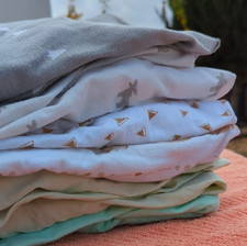 Fitted Sheets For Crib Mattress, 7 Ct Bundle