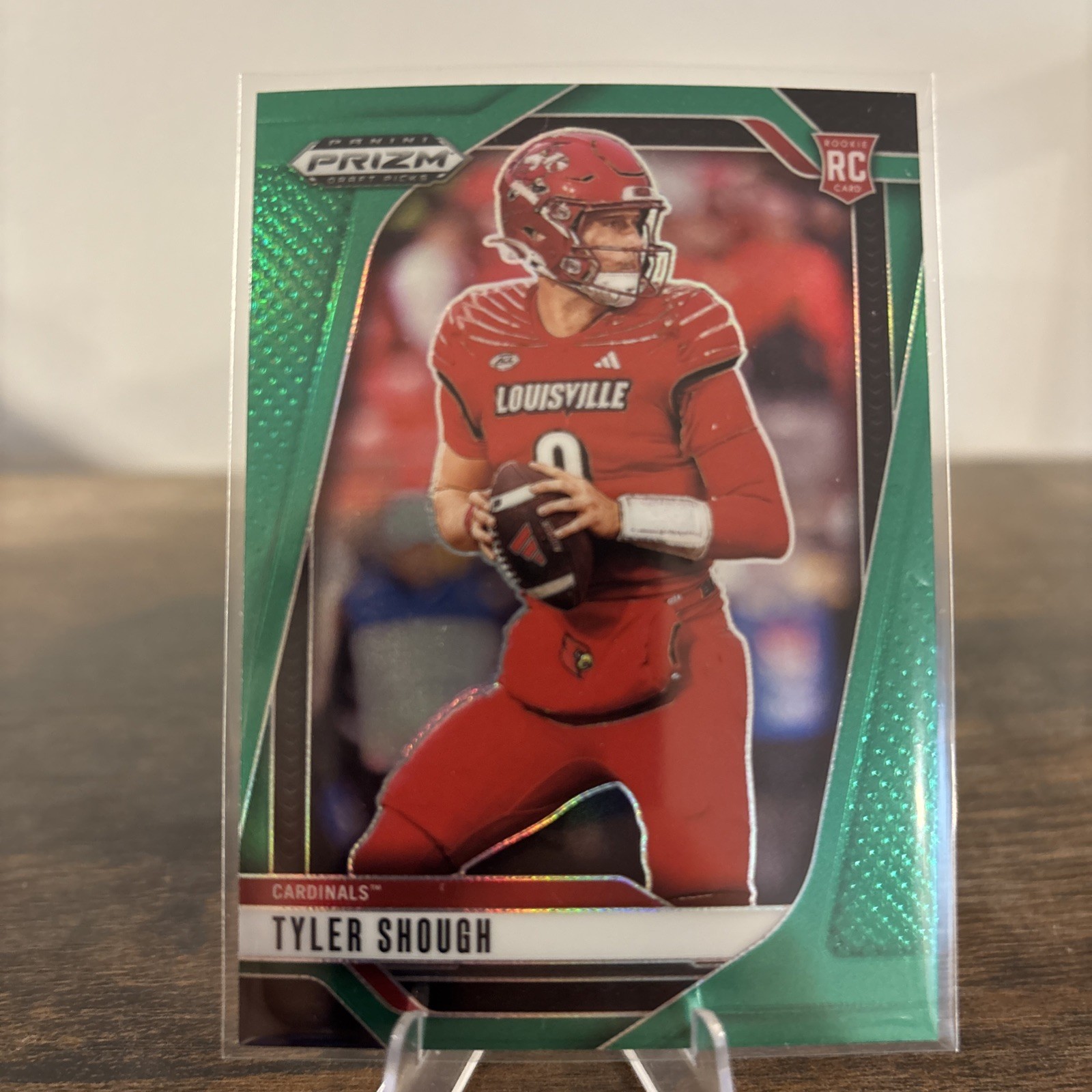2025 Panini Prizm Draft Picks - Tyler Shough #49 Green Prizm (RC) Louisville