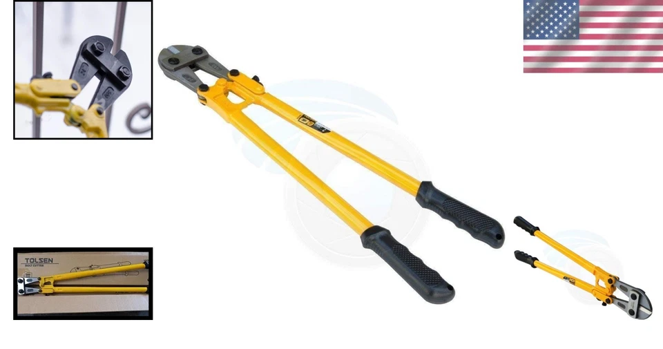 42-Inch Bolt Cutter for Padlocks and Chain - Forged Steel Precision Cutter - Image 2 of 4