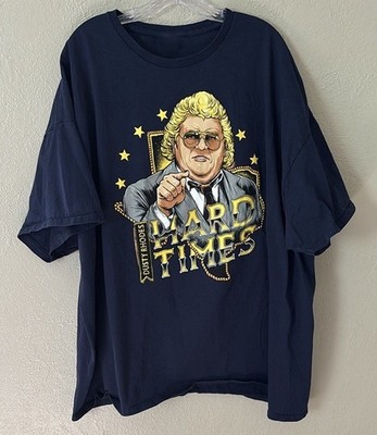 Vintage DUSTY RHODES 'Hard Times' Short Sleeve T-Shirt SX330 FREE SHIPPING