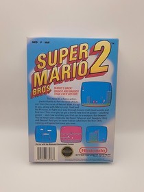 Super Mario Bros. 2 NES FIRST PRINT BOX CIB ROUND Seal TM Nintendo 1988 