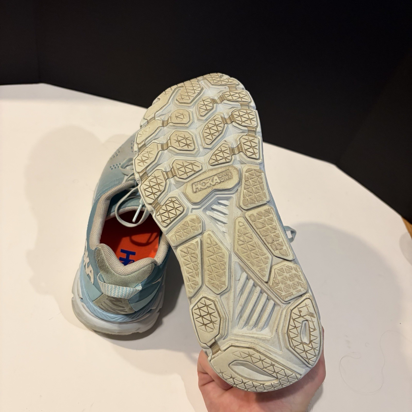 Hoka One One Womens Clifton 6 Running Shoes Blue Athletic Men’s 10 Women’s 11.5 thumbnail 7