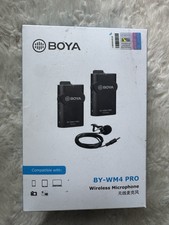 BOYA Digital Wireless Microphone Kit Transmitter Dual Channel BY-WM4-PRO