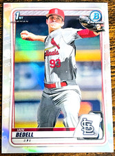 2020 BOWMAN CHROME DRAFT IAN BEDELL REFRACTOR 1ST ST. LOUIS CARDINALS #BD-100