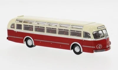 AKTION Brekina 1:87 H0 50505 Mercedes O 6600 H Reisebus 1951 hellbeige rot NEU - Bild 1 von 2